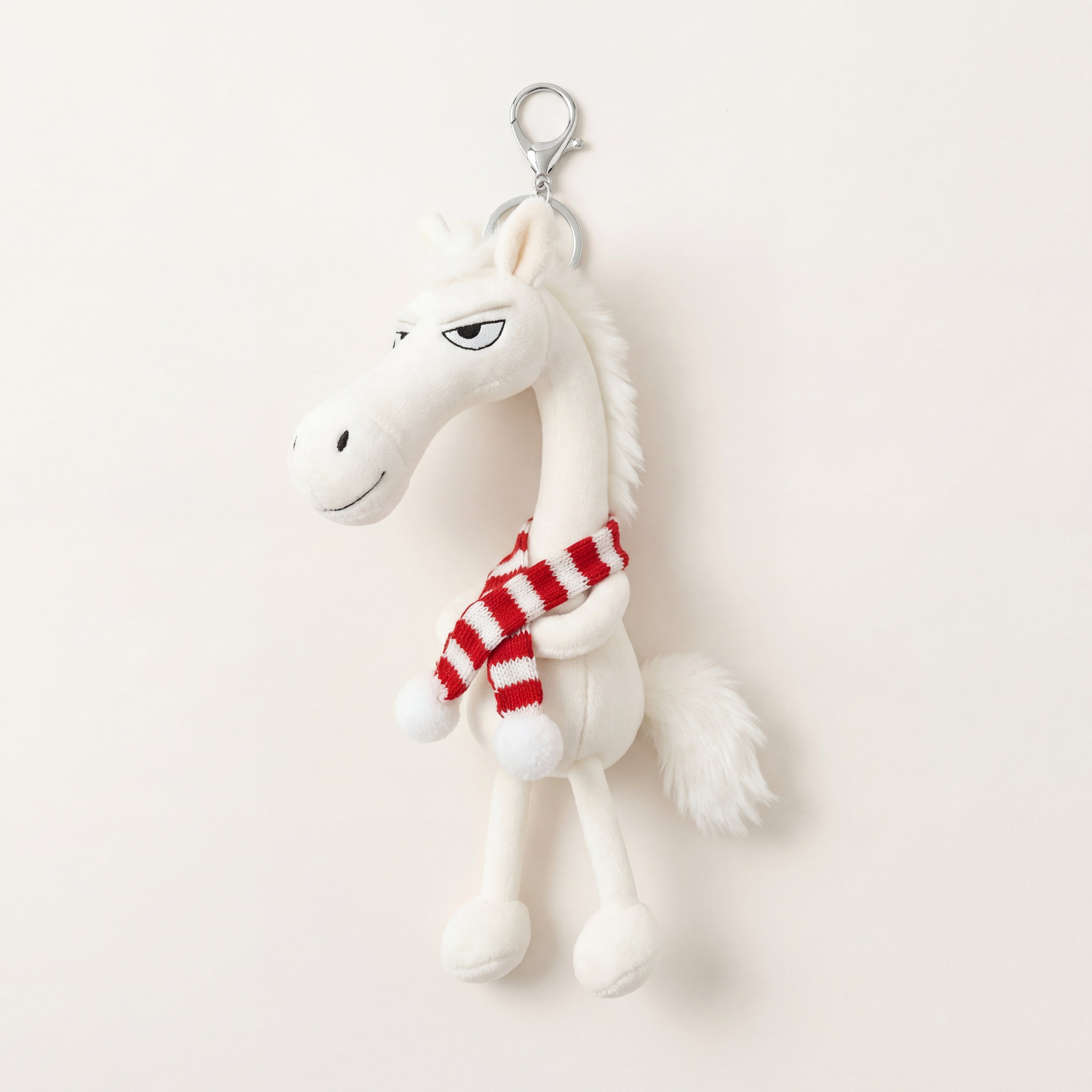 Scarfed Moody Horse Plush Charm