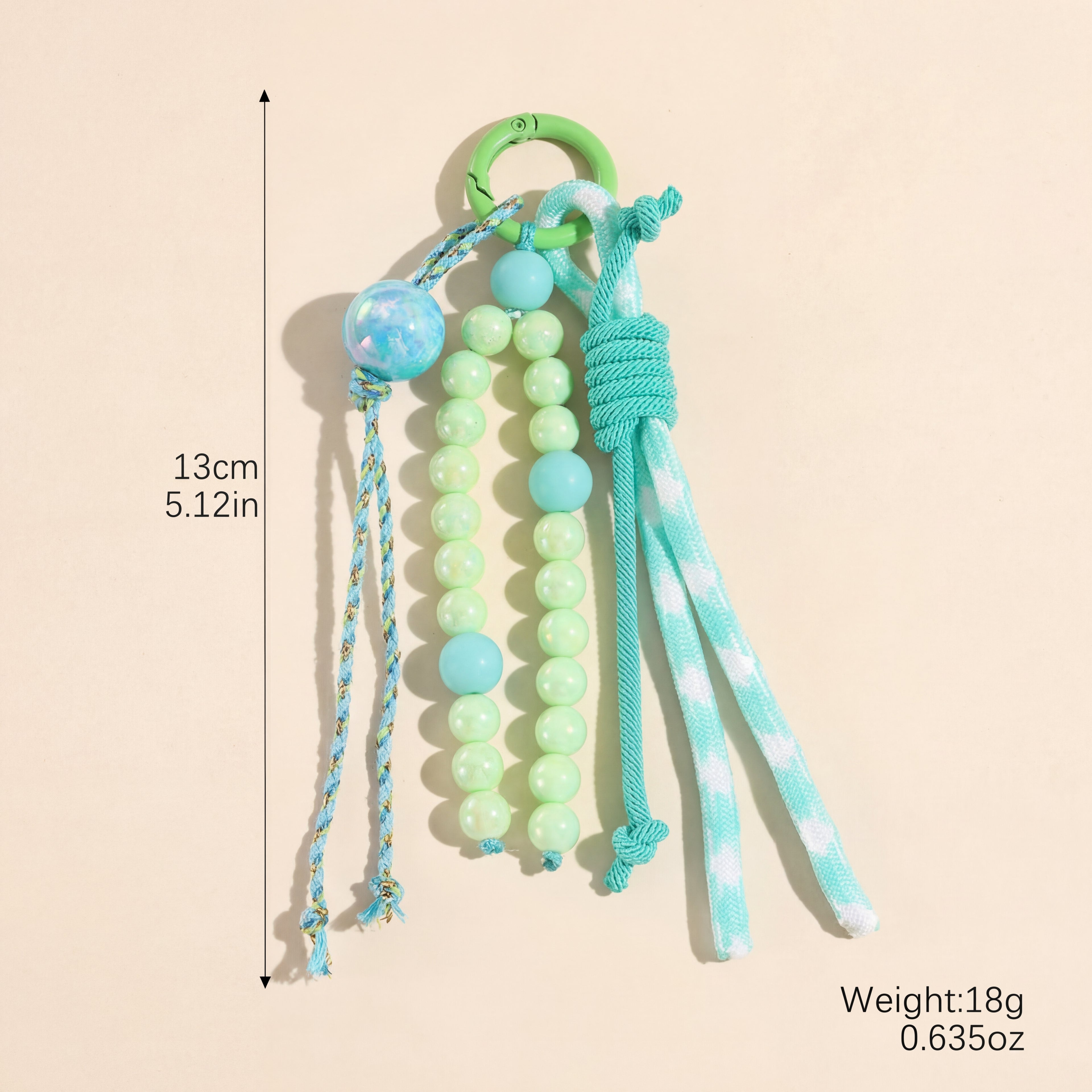 Aqua Mist Bead Charm