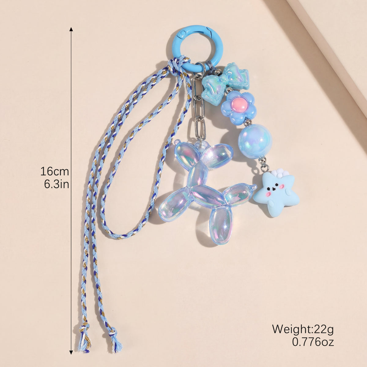 Sky Pop Bead Charm