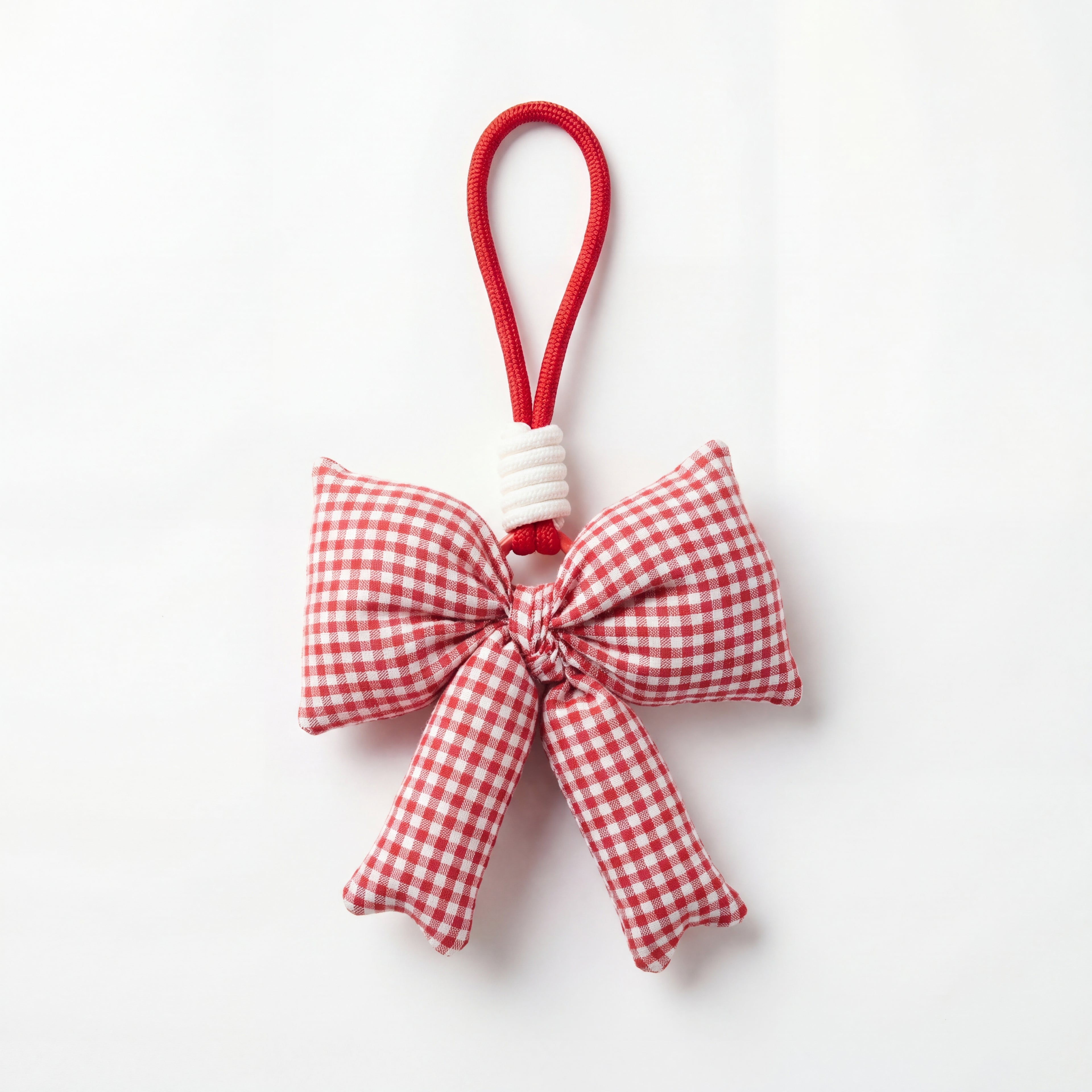 Gingham Bow Charm