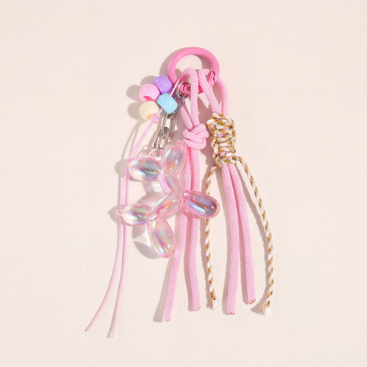 Iridescent Bloom Bead Charm