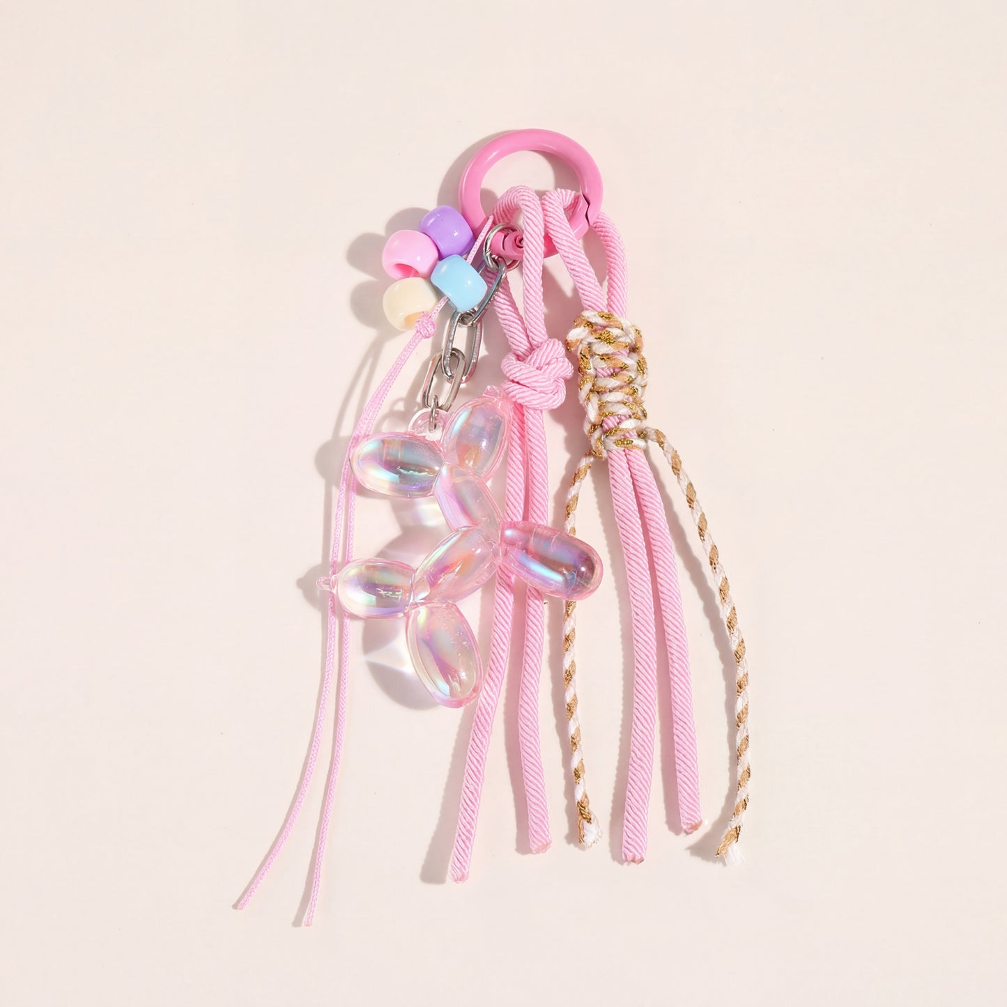 Iridescent Bloom Bead Charm