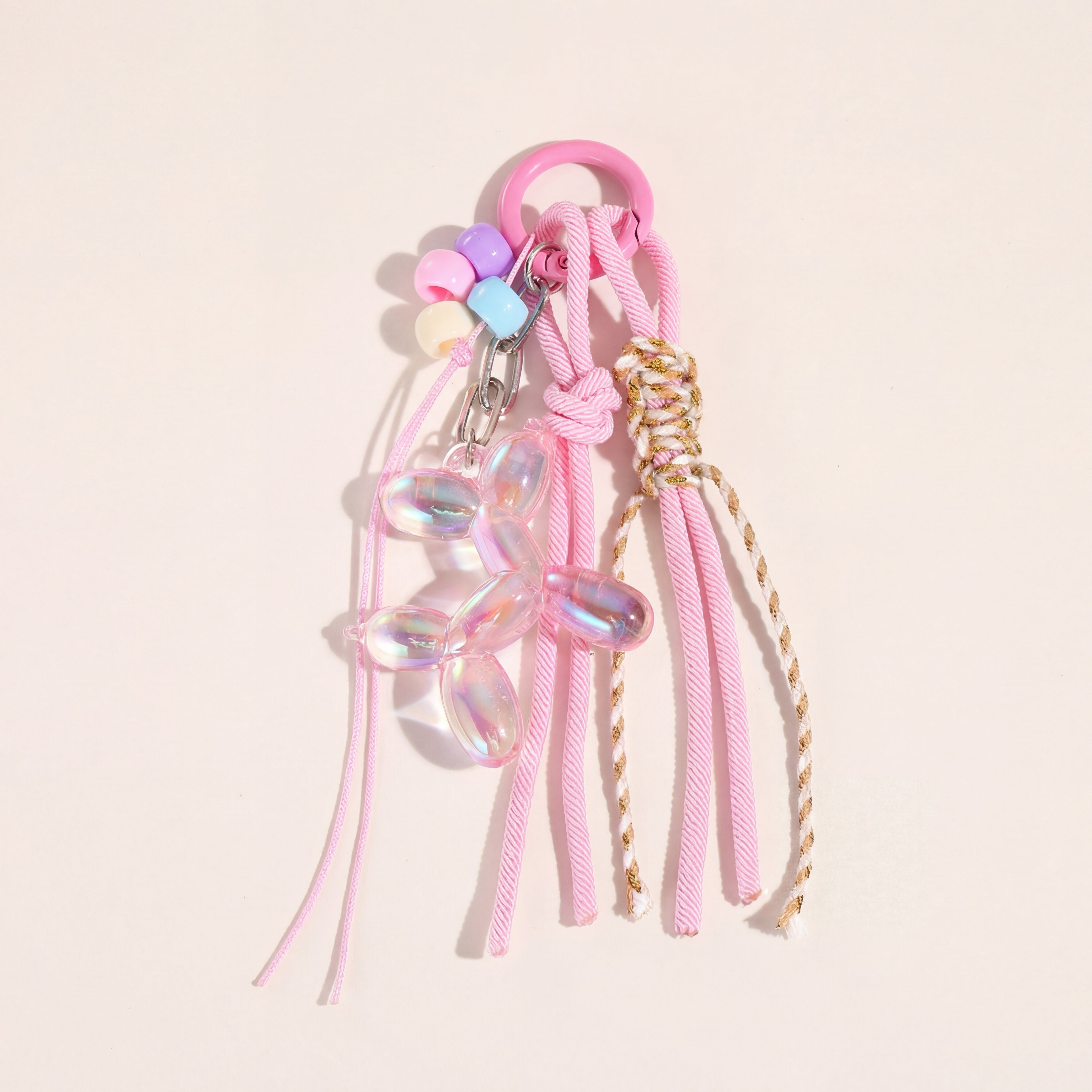 Iridescent Bloom Bead Charm