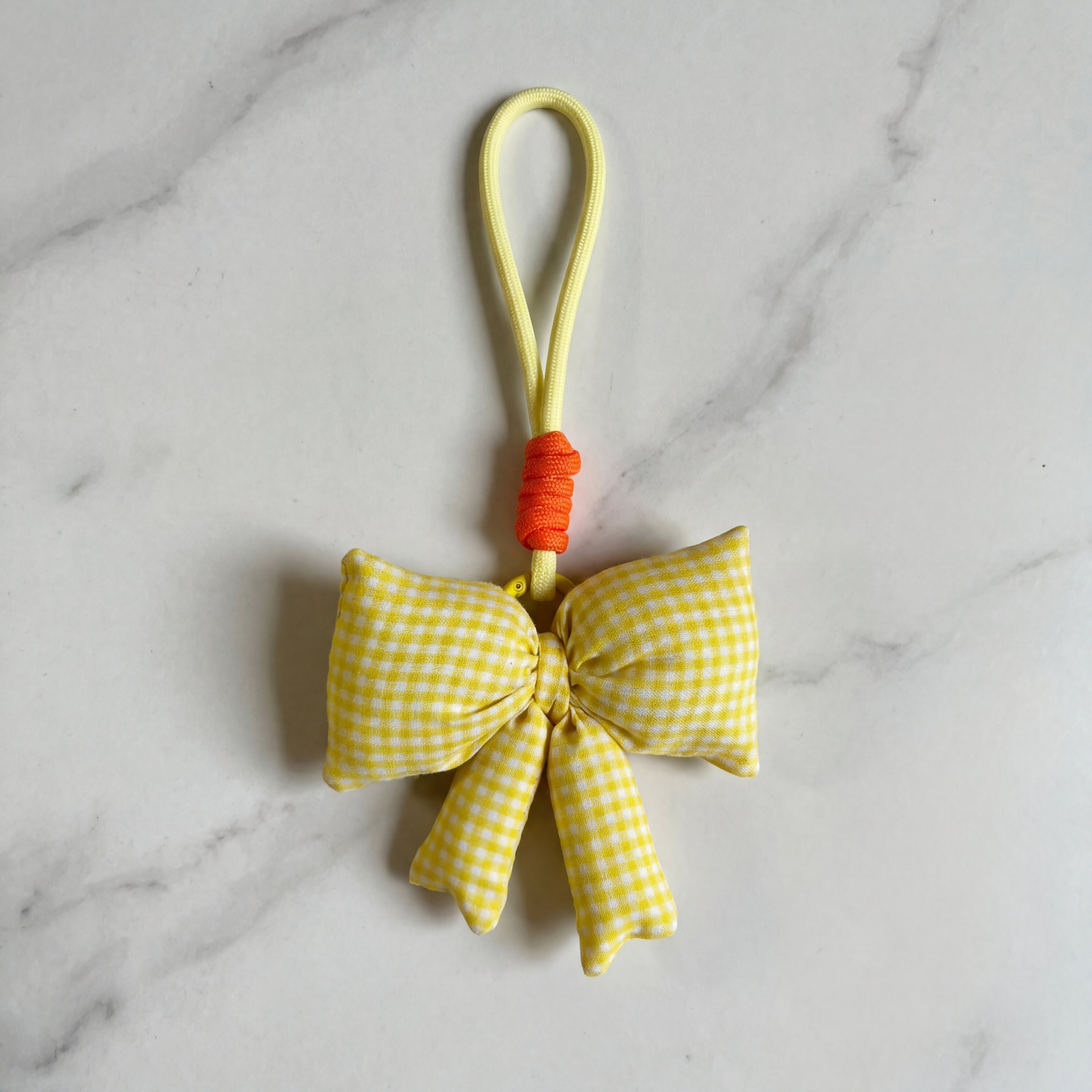 Gingham Bow Charm
