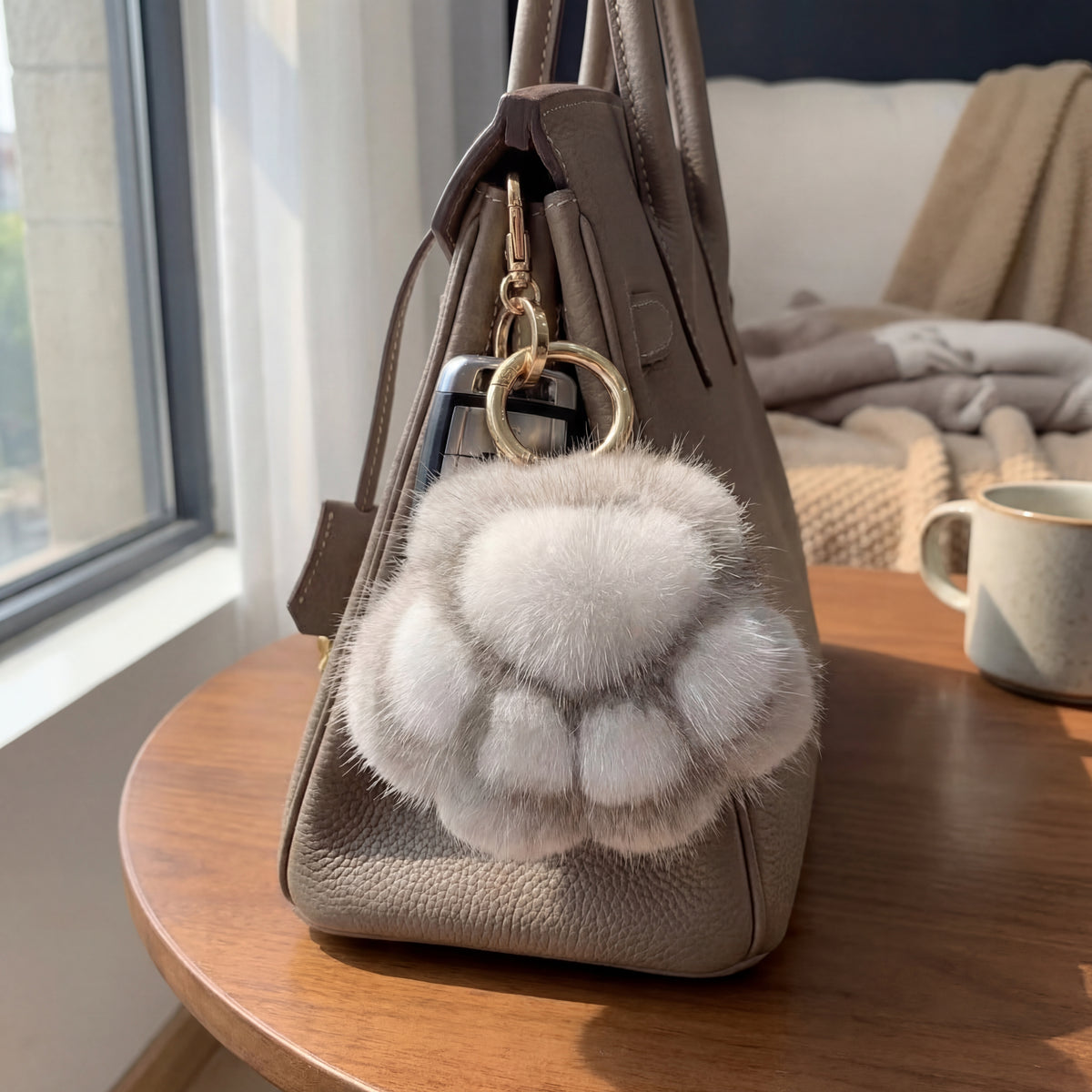 Velour Paw Charm