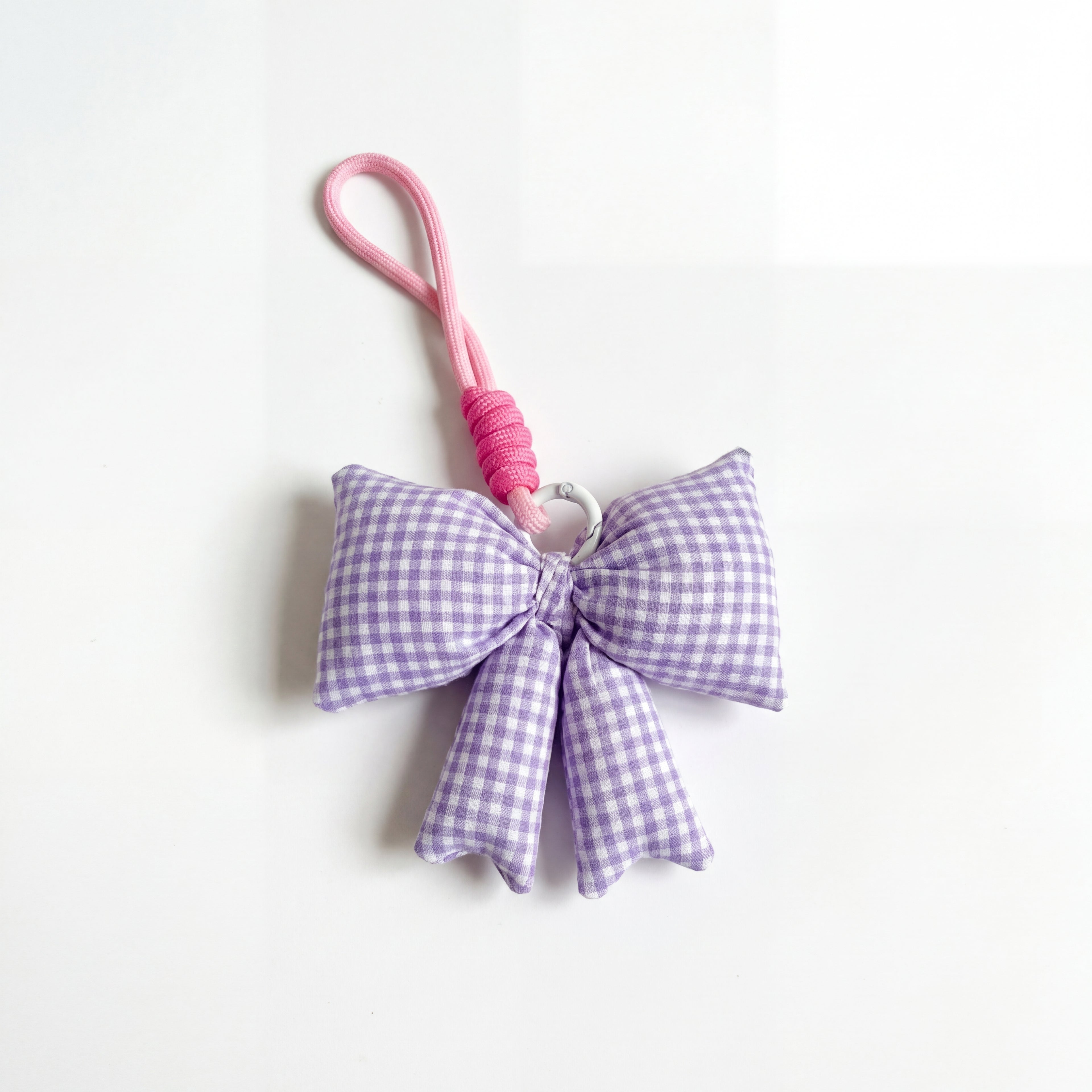 Gingham Bow Charm
