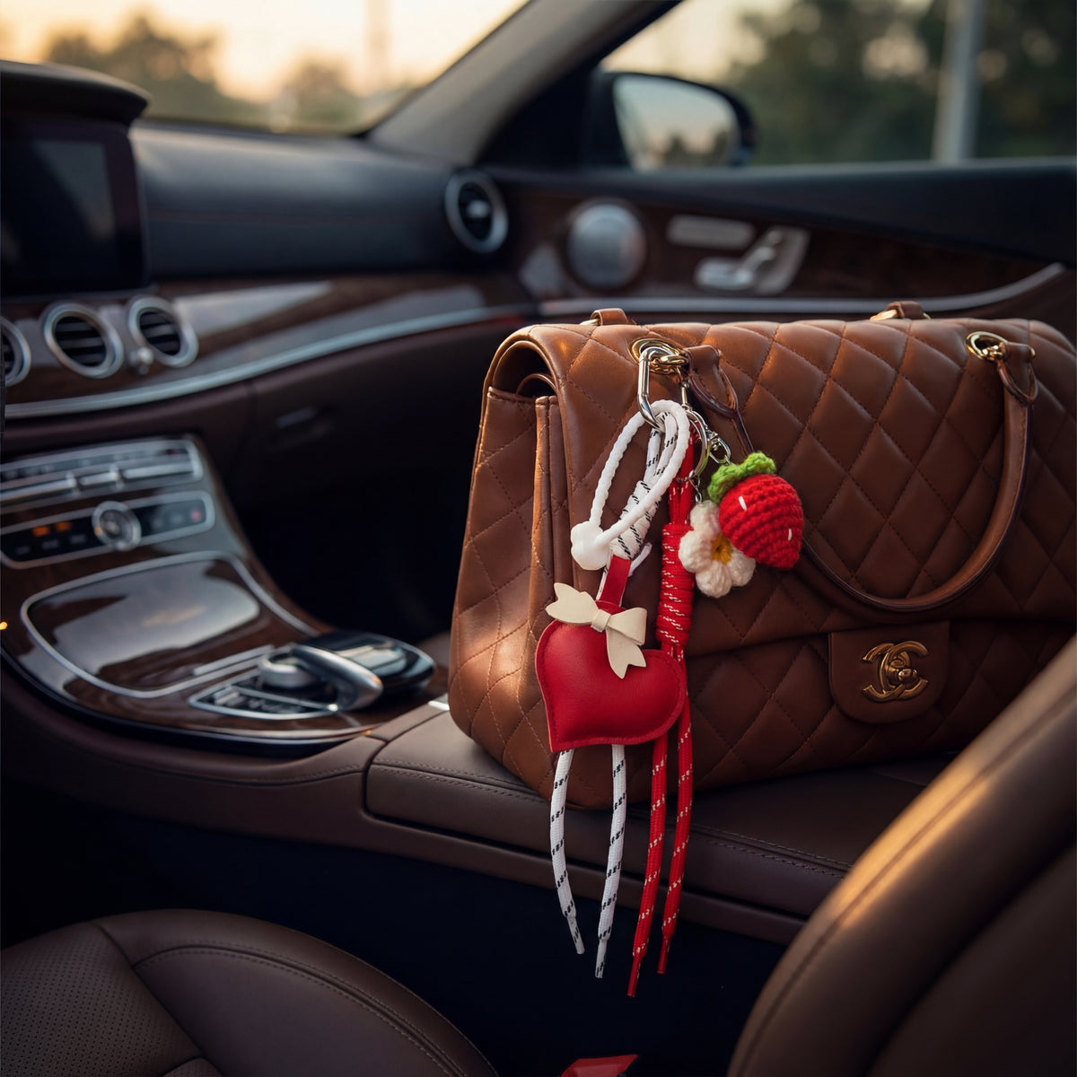 Strawberry Bloom Charm