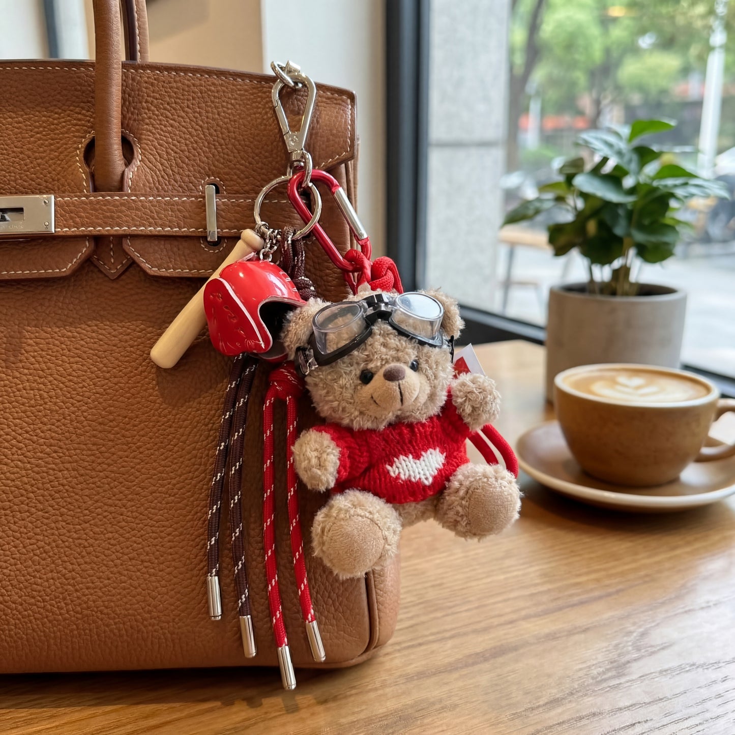 Rouge Alpine Bear Charm