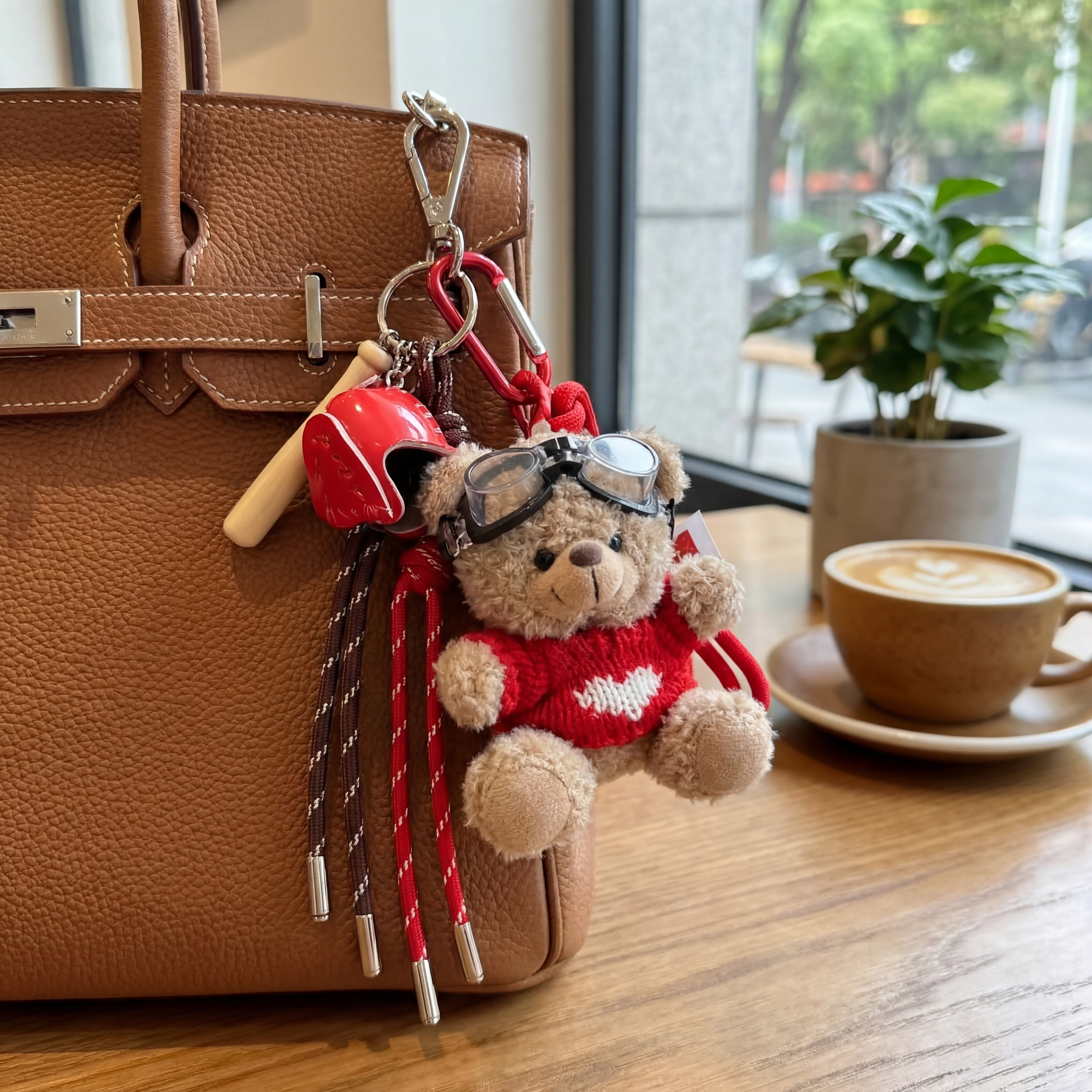 Rouge Alpine Bear Charm