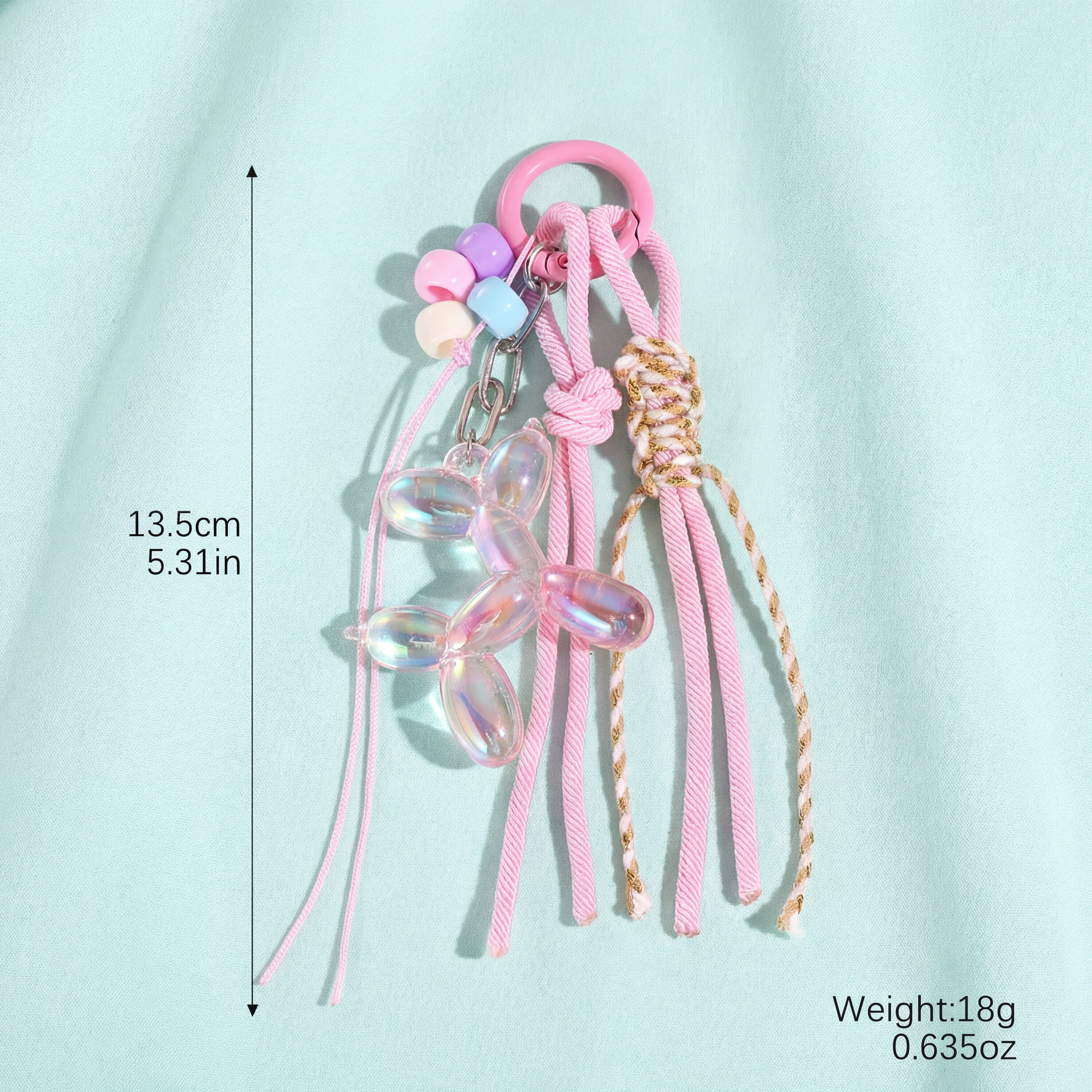 Iridescent Bloom Bead Charm