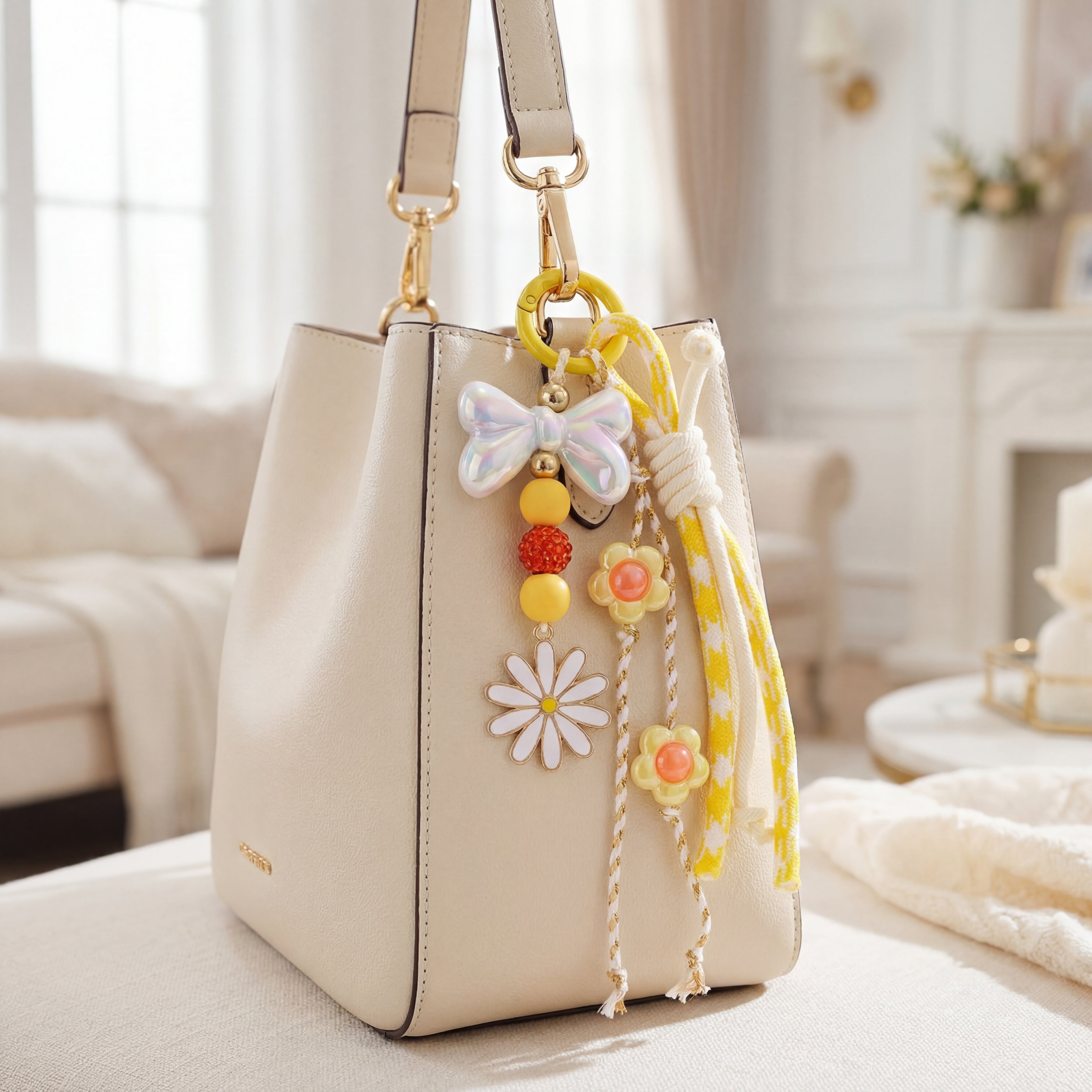 Sunbeam Daisy Bead Charm