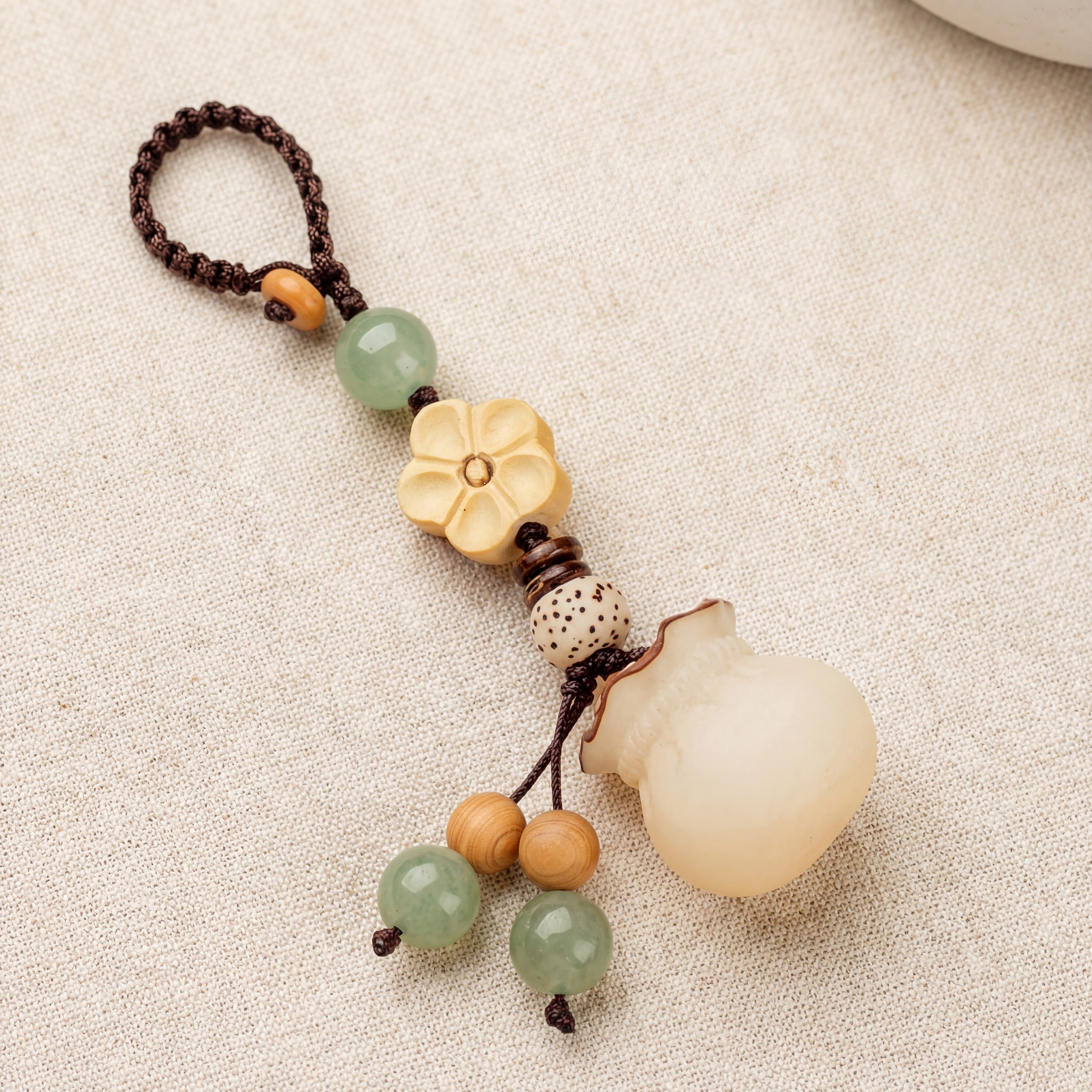 Jade Fortune Bead Charm