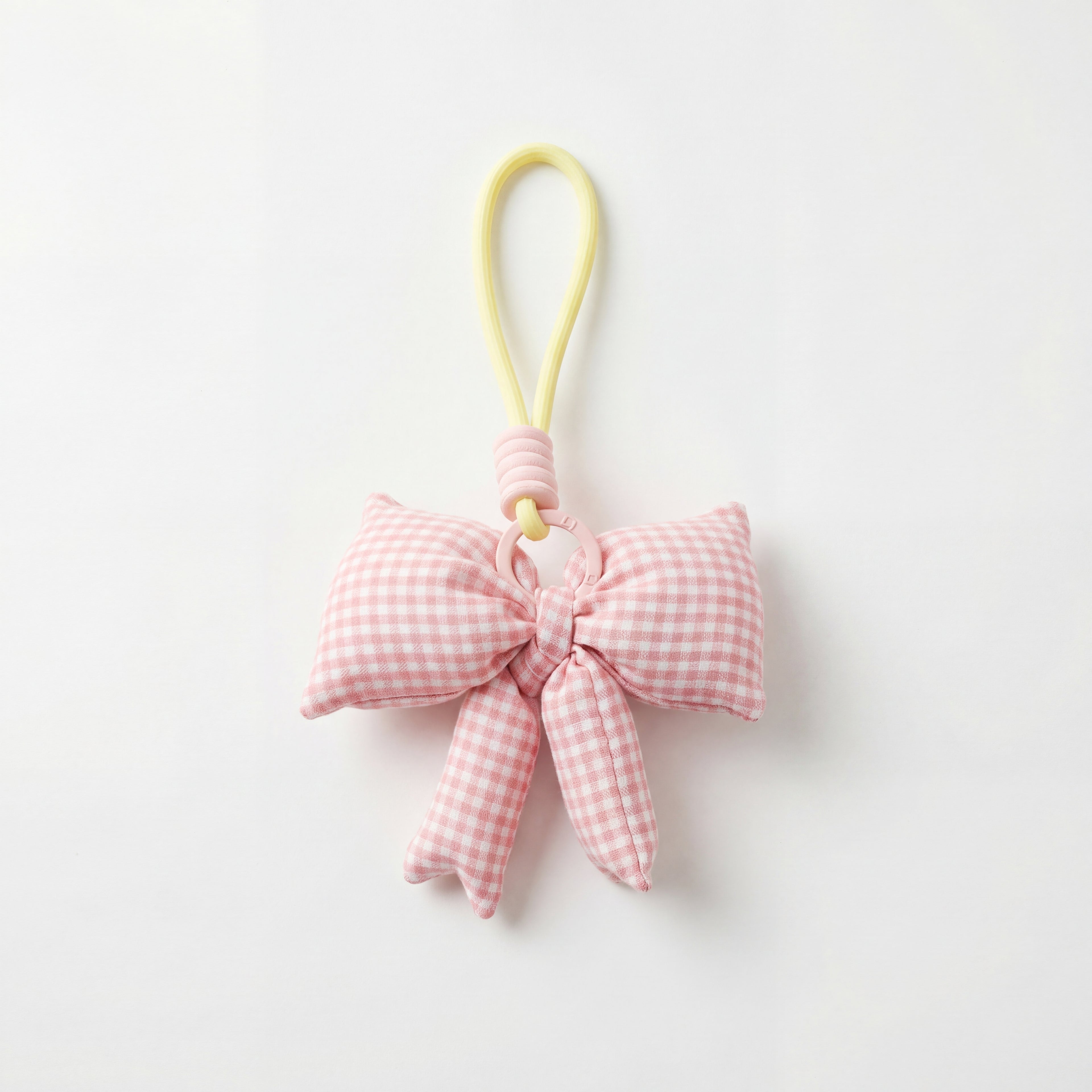Gingham Bow Charm
