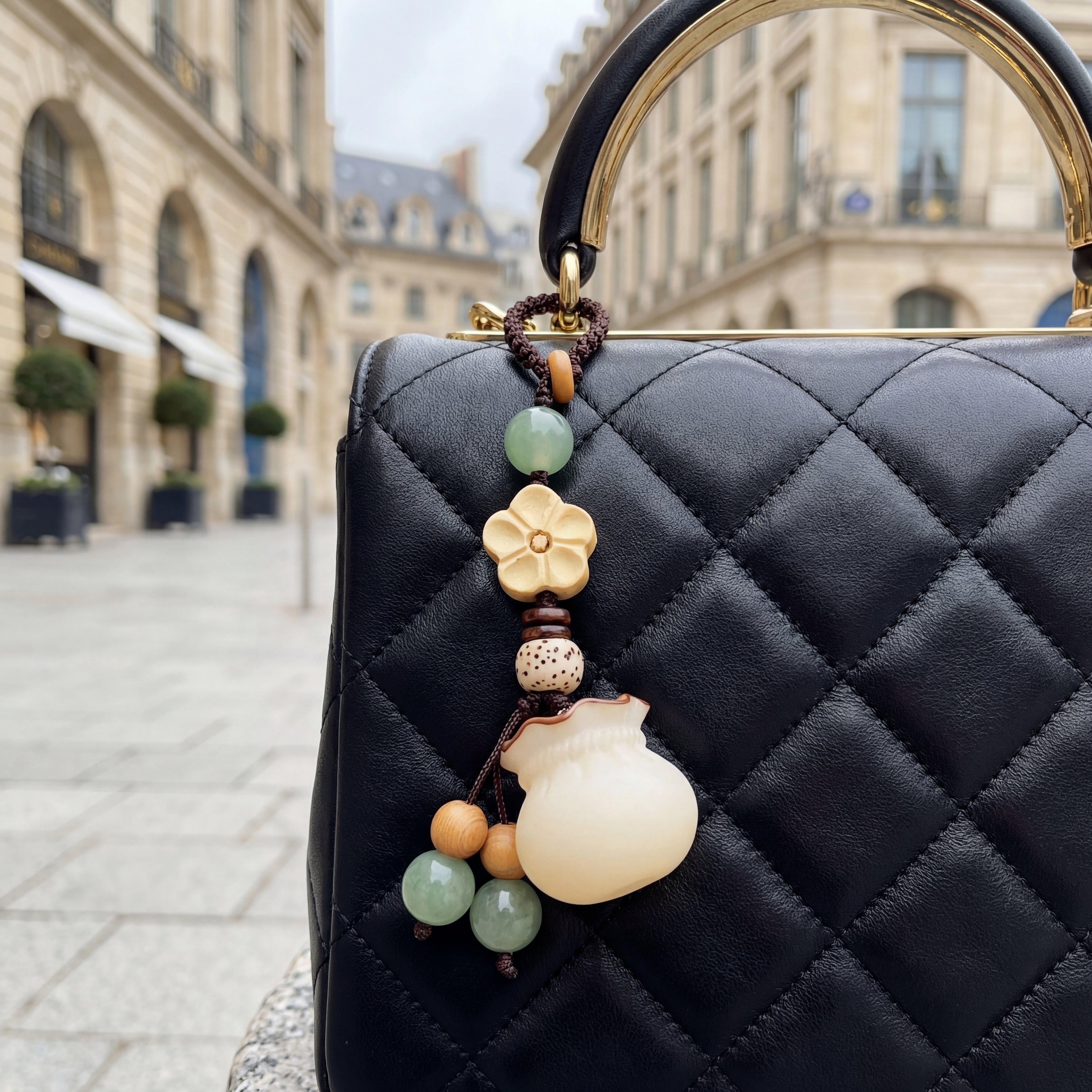 Jade Fortune Bead Charm