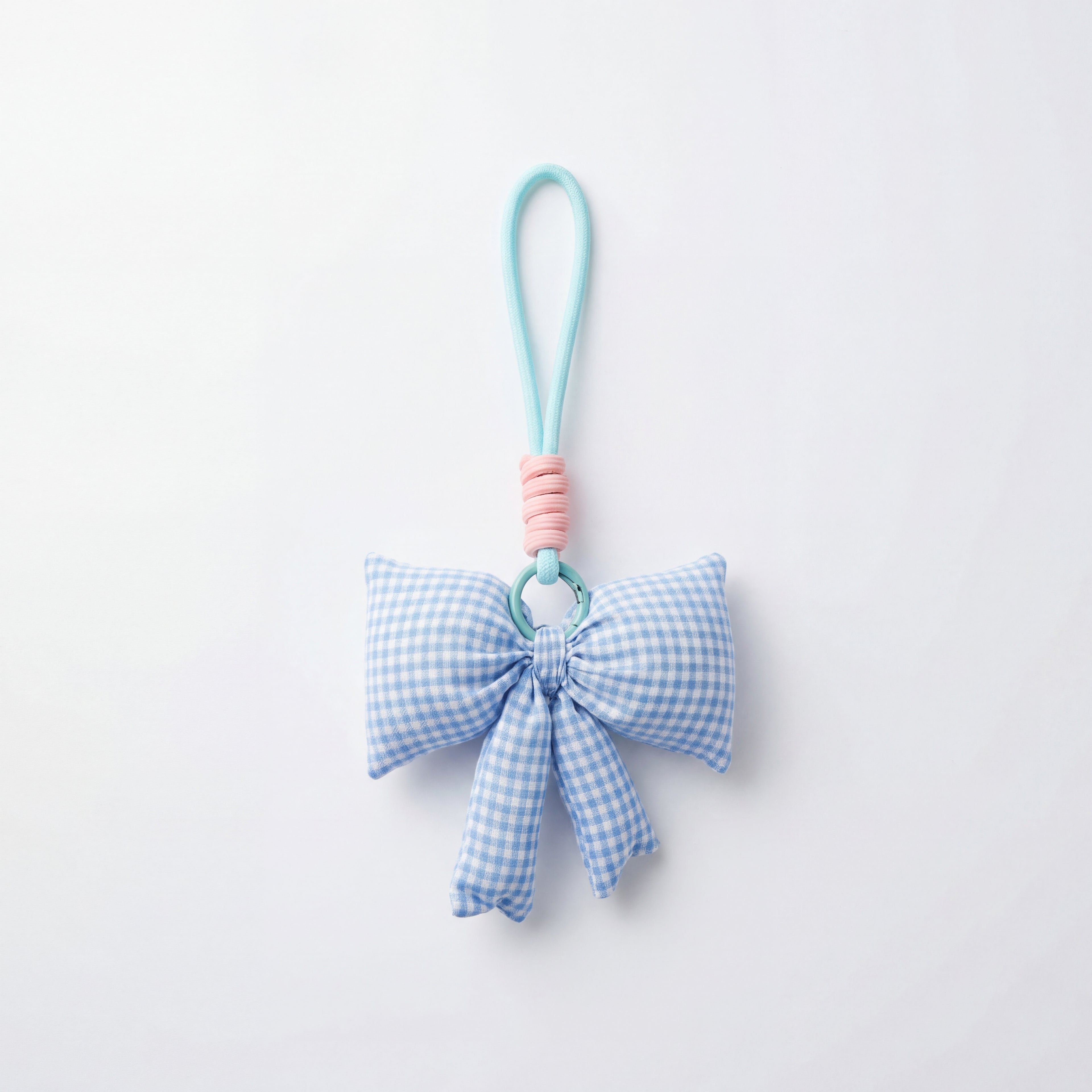 Gingham Bow Charm