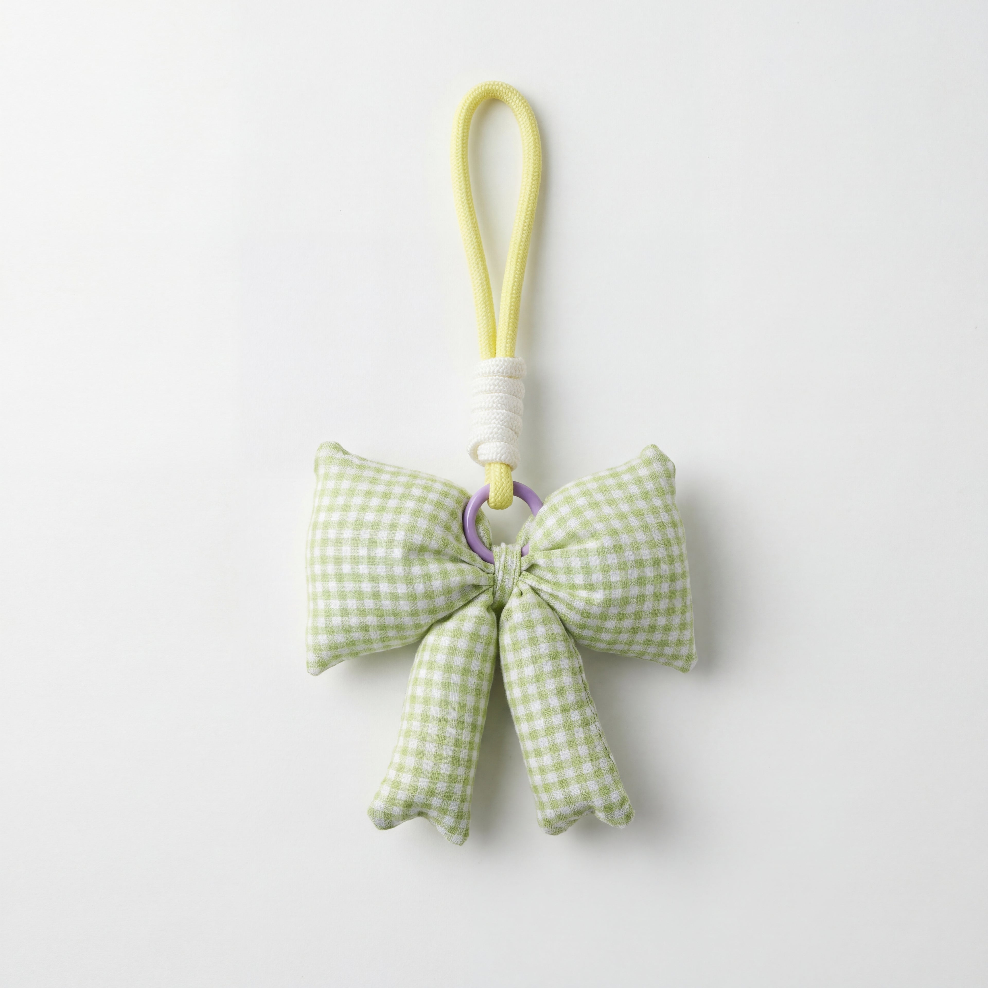 Gingham Bow Charm