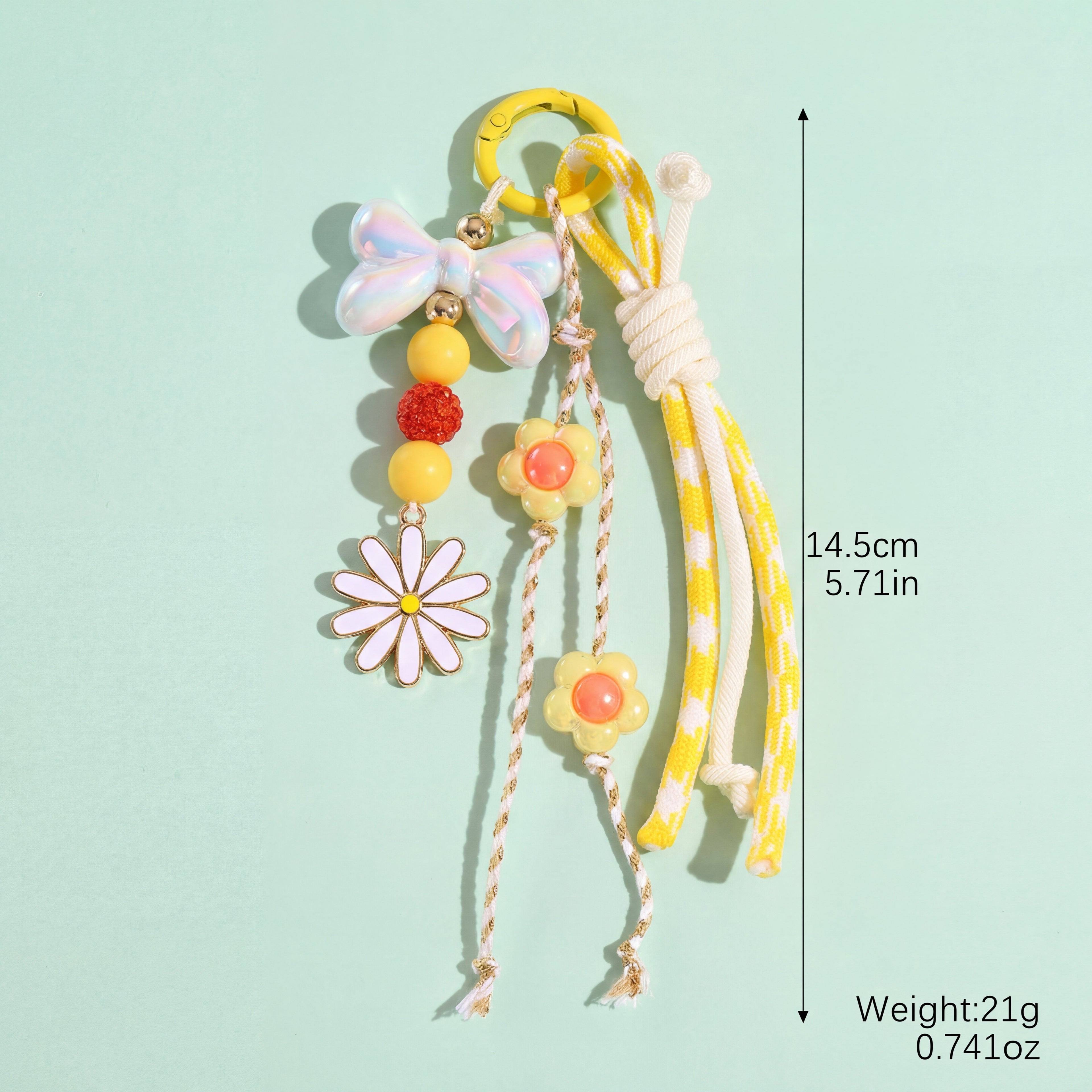 Sunbeam Daisy Bead Charm