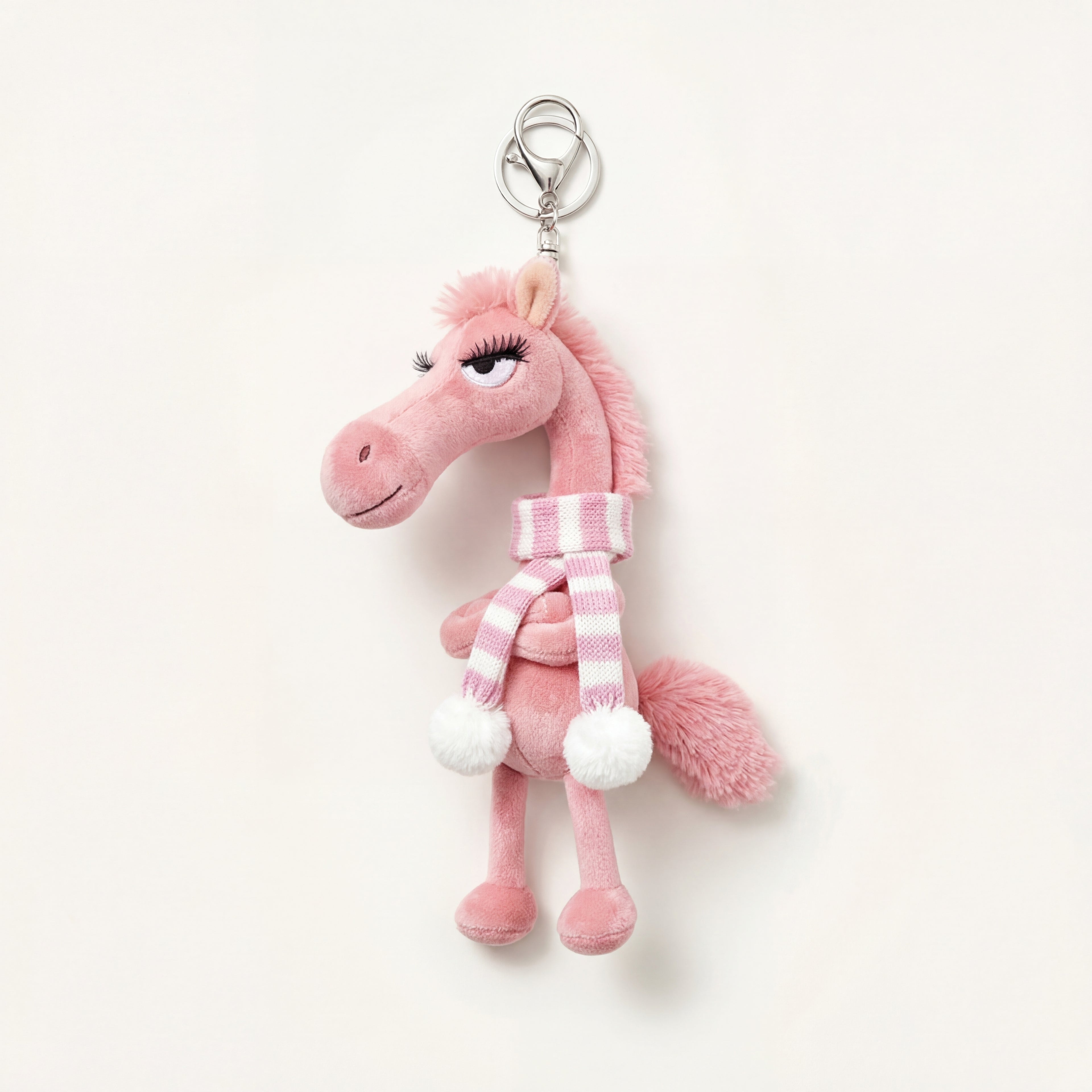 Scarfed Moody Horse Plush Charm