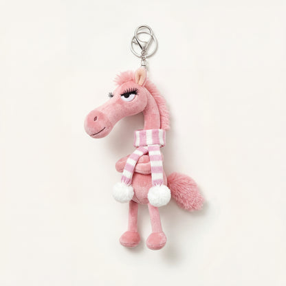 Scarfed Moody Horse Plush Charm