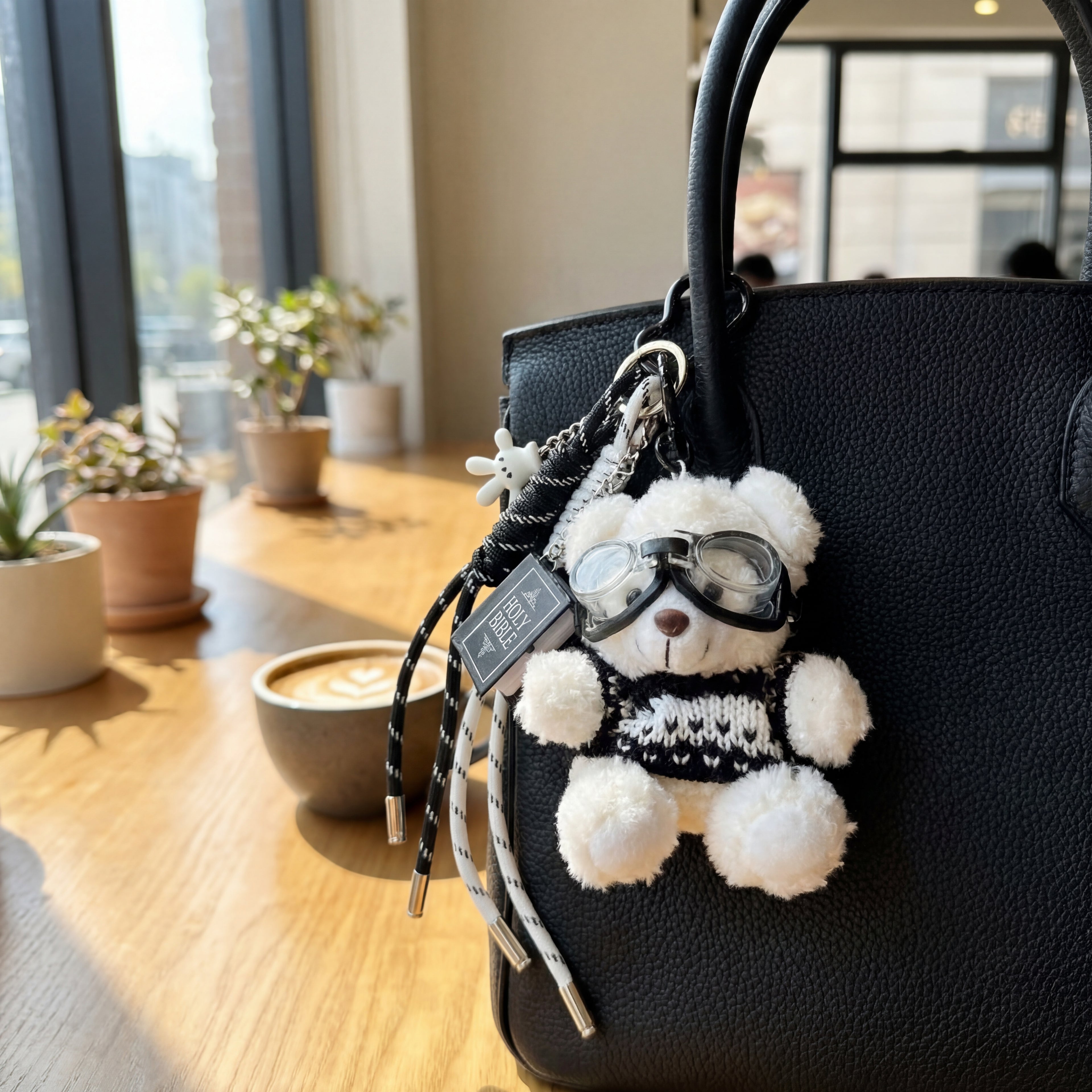 Ivory Alpine Bear Charm