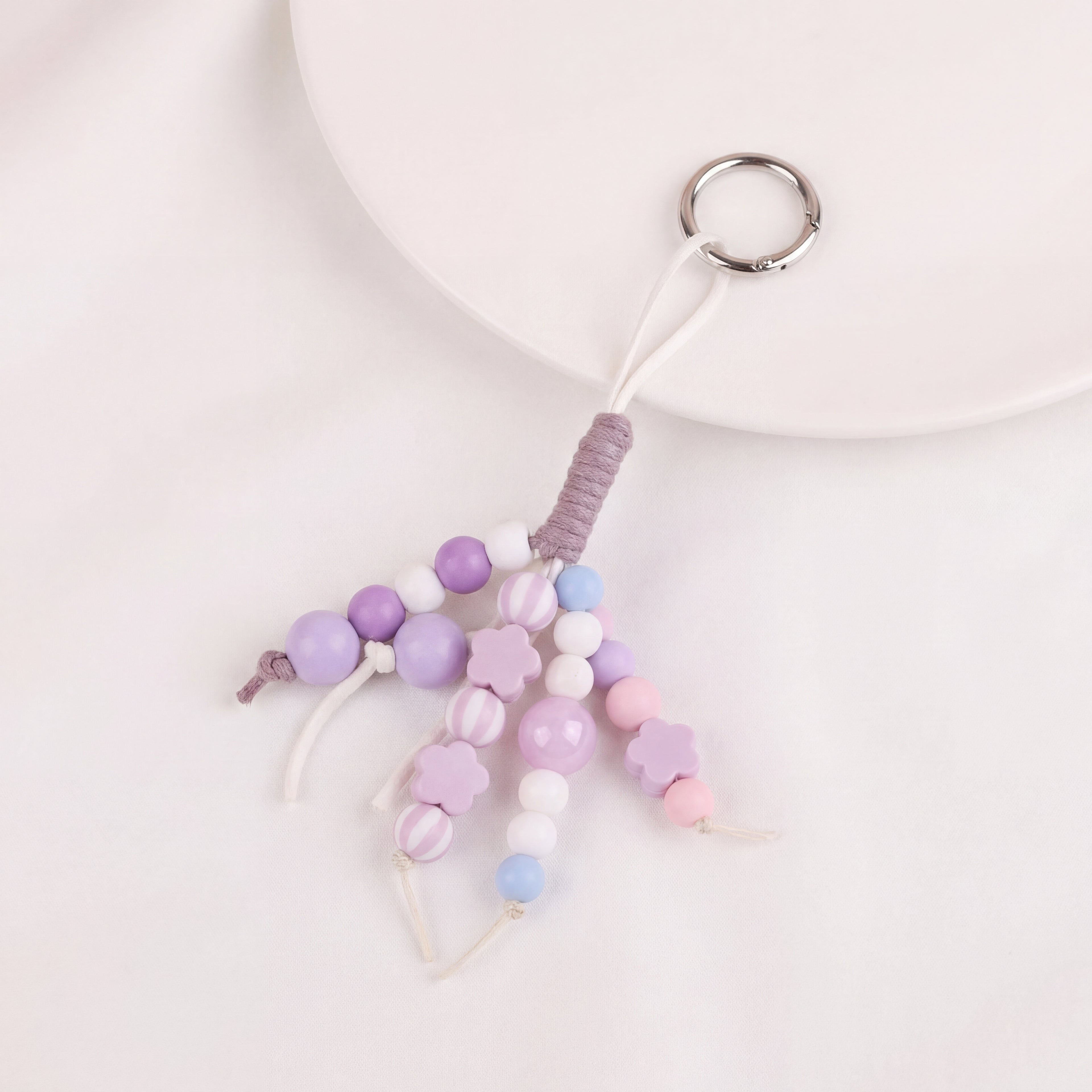 Pastel Bloom Bag Charm