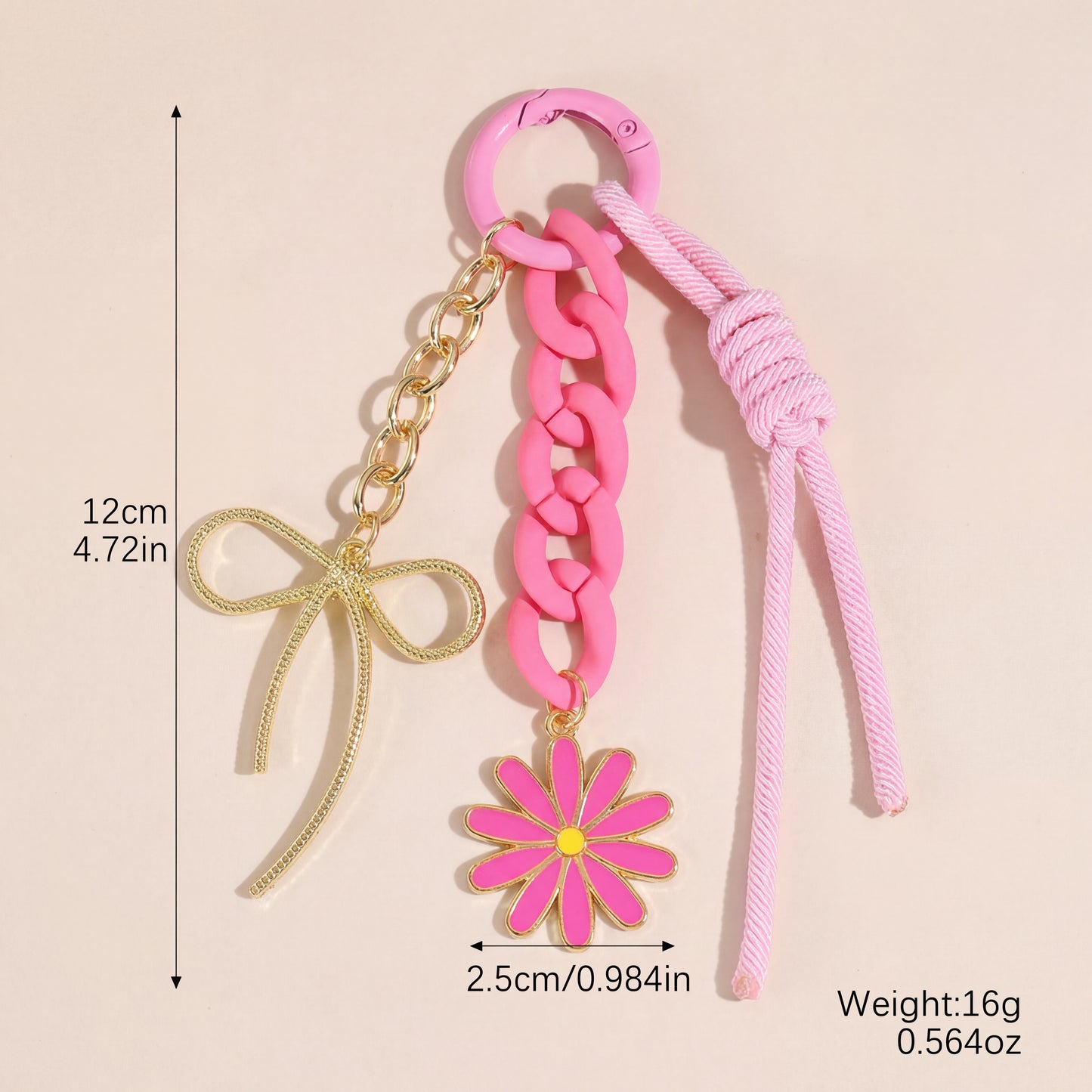 Blush Daisy Chain Charm