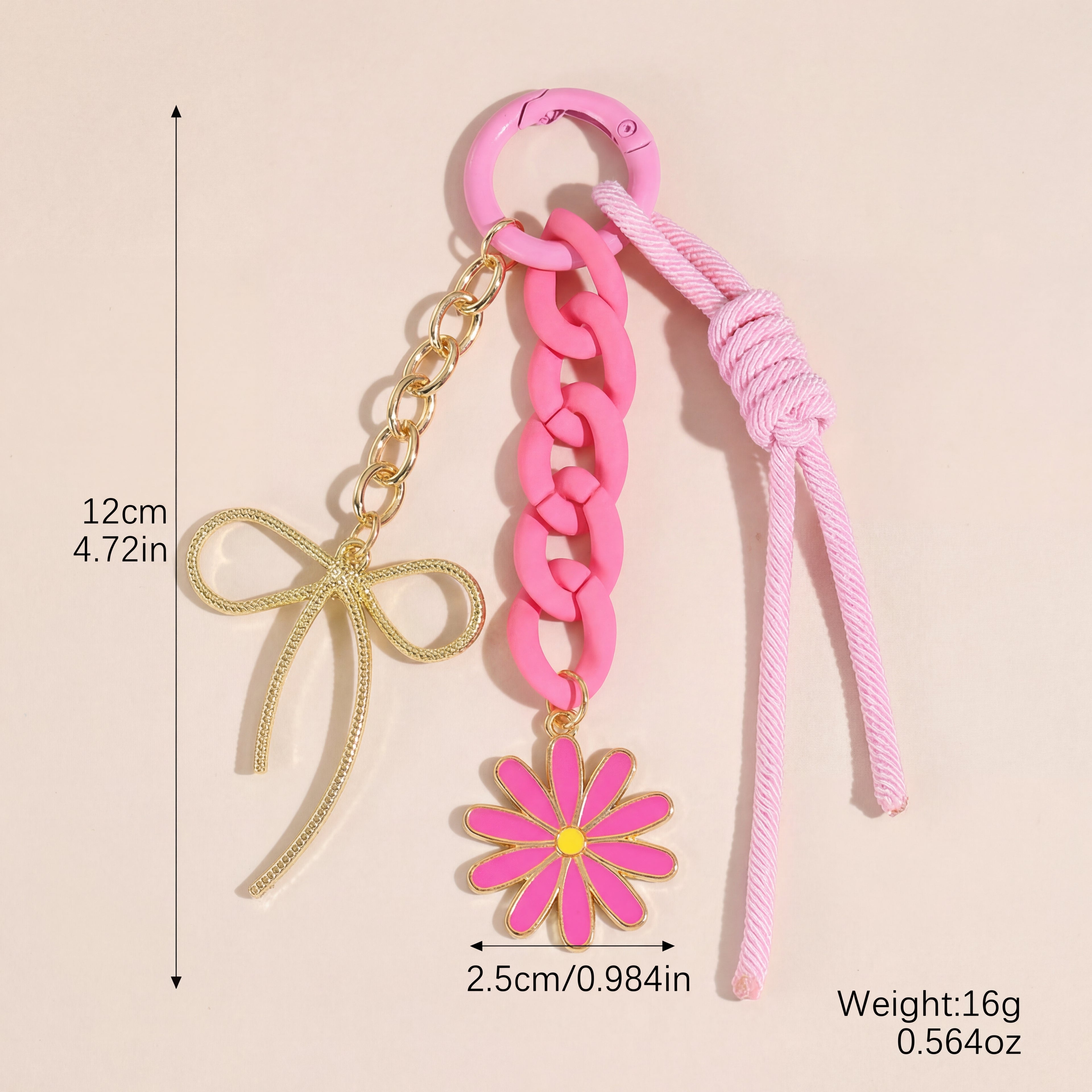 Blush Daisy Chain Charm